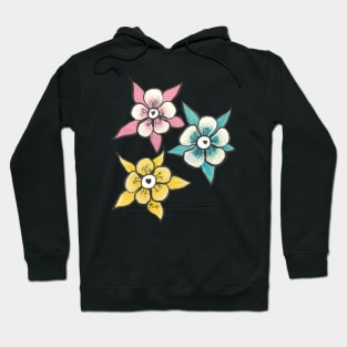 Pansexual Pride Eye Flower Hoodie